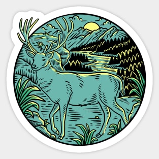 Nature love Sticker